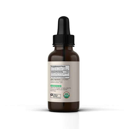 Organic 5 Mushroom Blend Tincture - Synergy Full-Spectrum Benefits