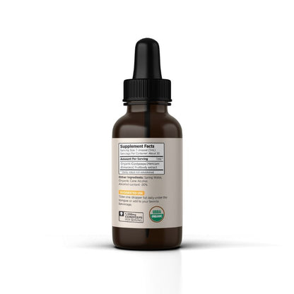 Cordyceps Organic Mushroom Tincture - Energy Drops for Athletes