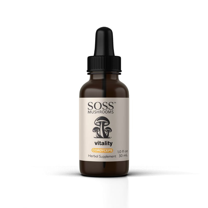 Cordyceps Organic Mushroom Tincture - Energy Drops for Athletes