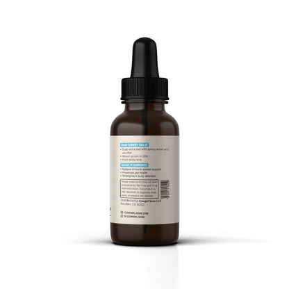 Turkey Tail Organic Mushroom Tincture - Immunity and Gut Health